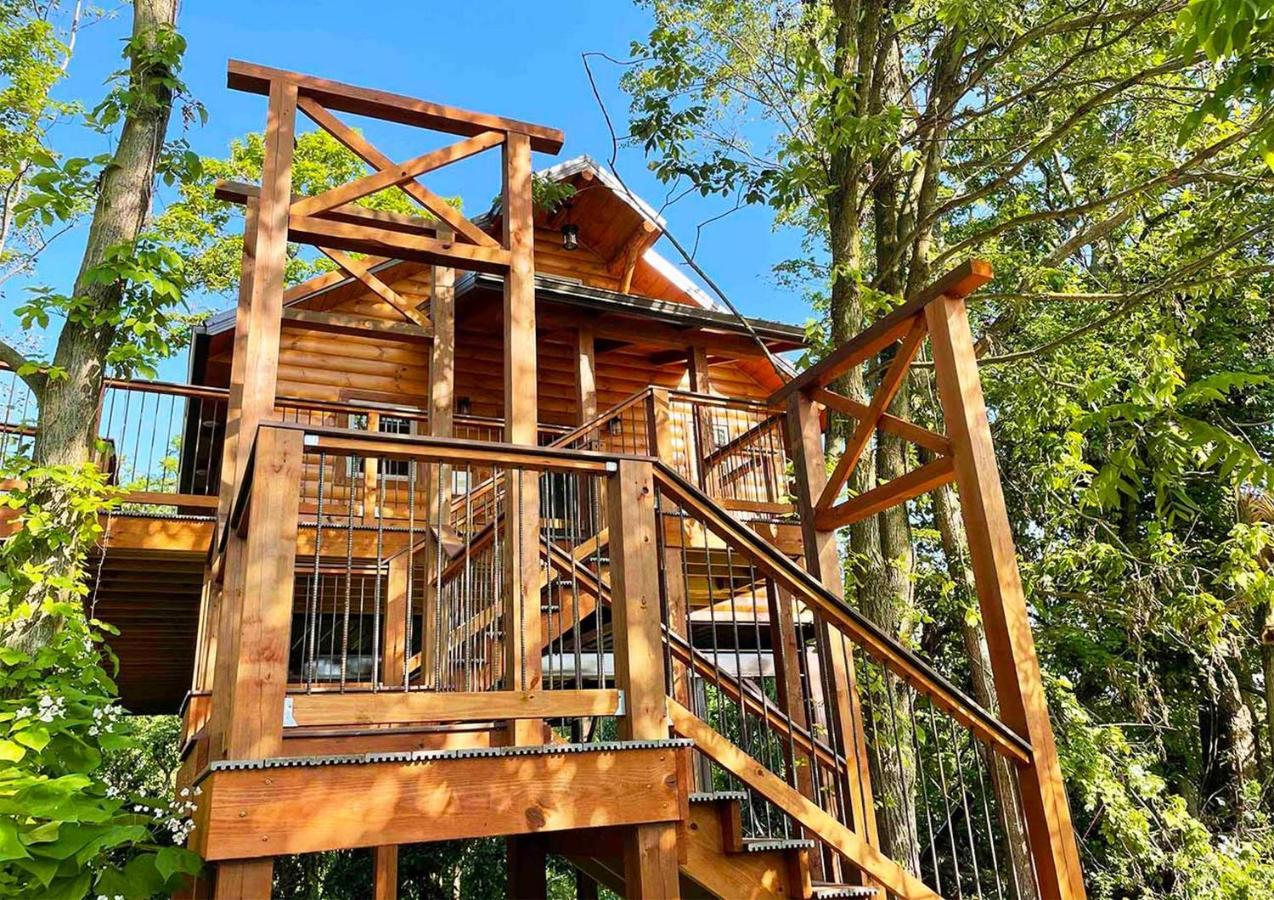 Cricket Hill Treehouse By Amish Country Lodging Millersburg Eksteriør bilde